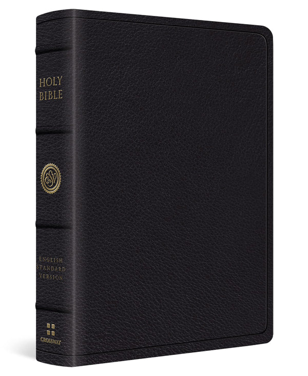 ESV Wide Margin Reference Bible (Black Top Grain Leather)