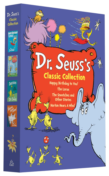 Dr. Seuss's Classic 4-Book Boxed Set Collection: Happy Birthday to You!; Horton Hears a Who!; The Lorax; The Sneetches and Other Stories (Classic Seuss) [Hardcover] Dr. Seuss