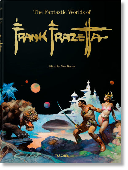 The Fantastic Worlds of Frank Frazetta (Multilingual Edition) [Hardcover] Hanson, Dian