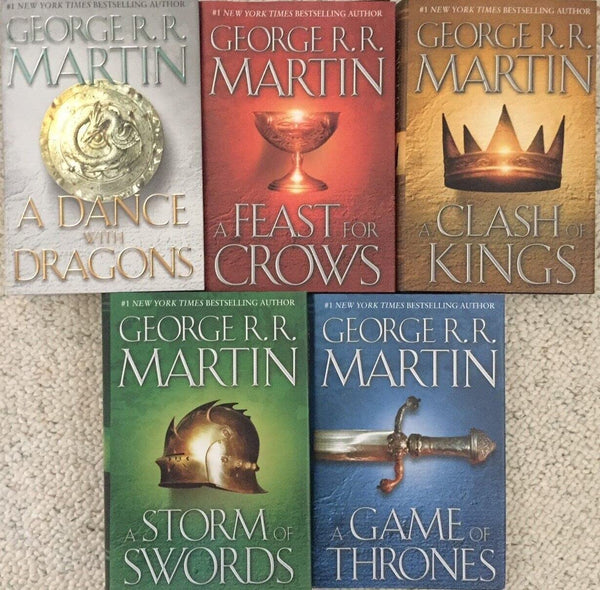 New Edition Set 1-5 Game of Thrones Series Hardcover Collection Set