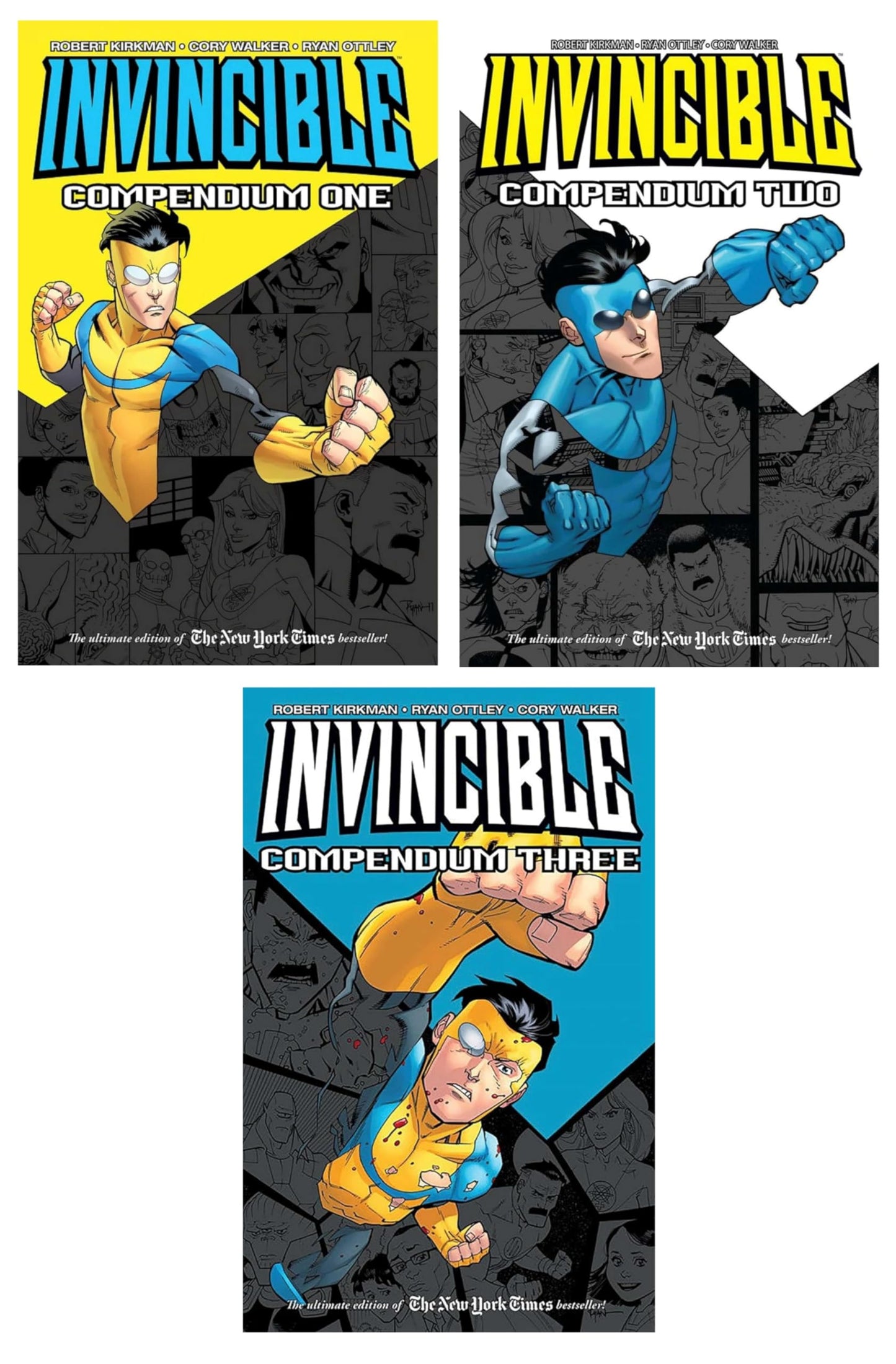 The Invincible Compendium Series 3 Books Set (Vol. #1 - #3) [Paperback] Robert Kirkman