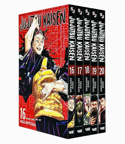 Jujutsu Kaisen Series Vol (16-20) Collection 5 Books Set By Gege Akutami: [Paperback] Gege Akutami