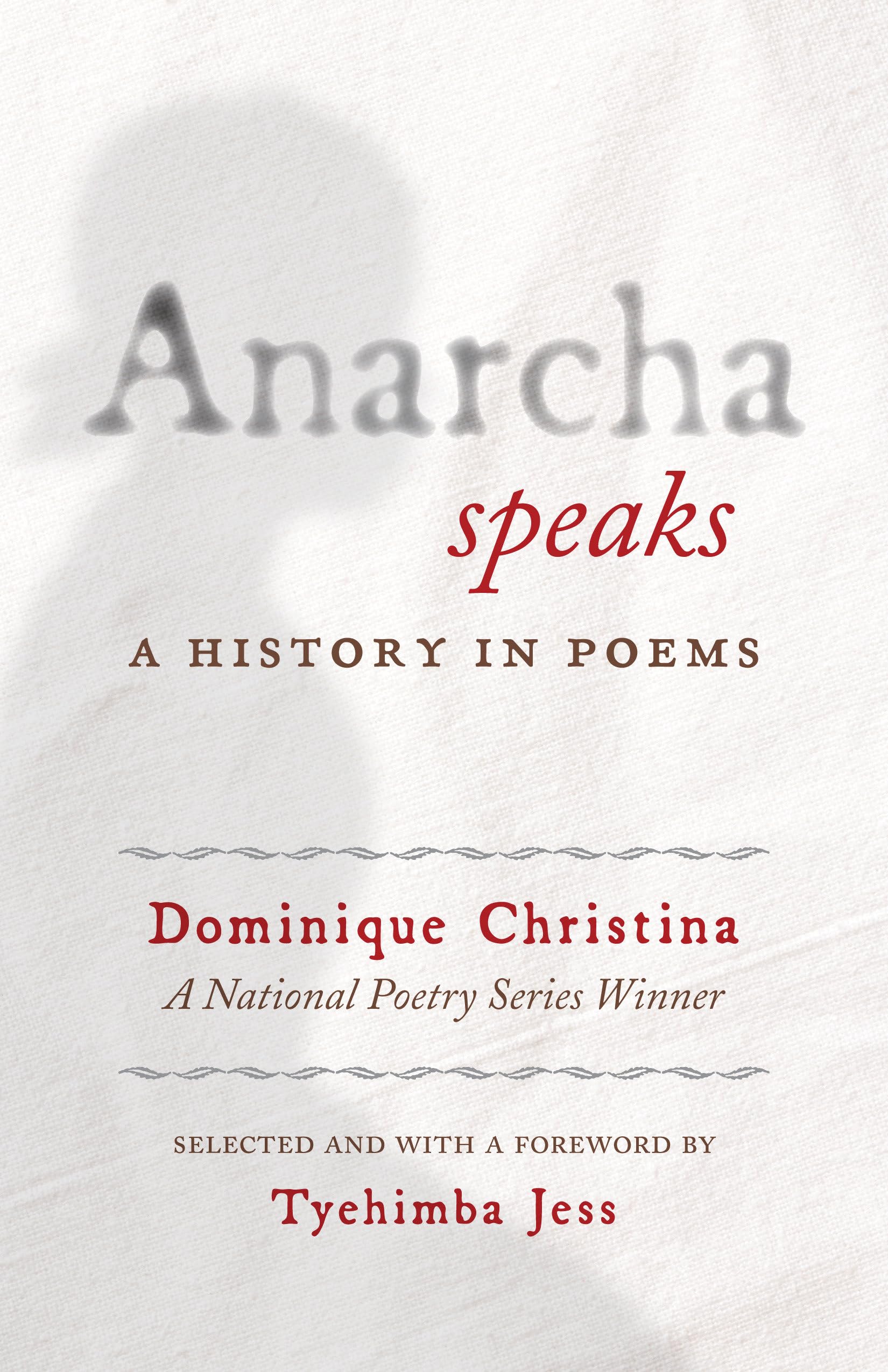 Anarcha Speaks: A History in Poems (National Poetry Series) Christina ...