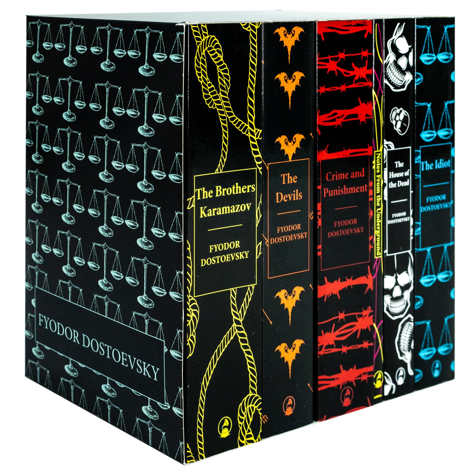 Complete Collection of Fyodor Dostoevsky 6 Books Set(Crime and Punishment, Notes From the Underground,The Brother Karamazov,The Devils,The House of the Dead,The Idiot)