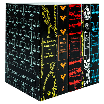 Complete Collection of Fyodor Dostoevsky 6 Books Set(Crime and Punishment, Notes From the Underground,The Brother Karamazov,The Devils,The House of the Dead,The Idiot)