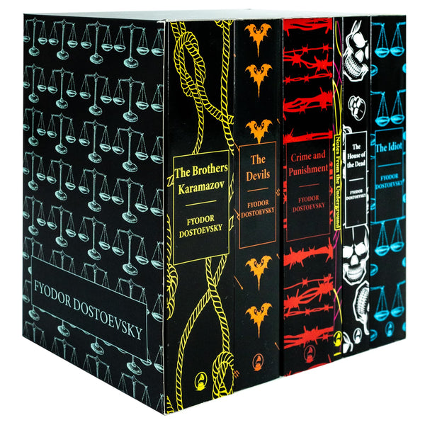 Complete Collection of Fyodor Dostoevsky 6 Books Set(Crime and Punishment, Notes From the Underground,The Brother Karamazov,The Devils,The House of the Dead,The Idiot)