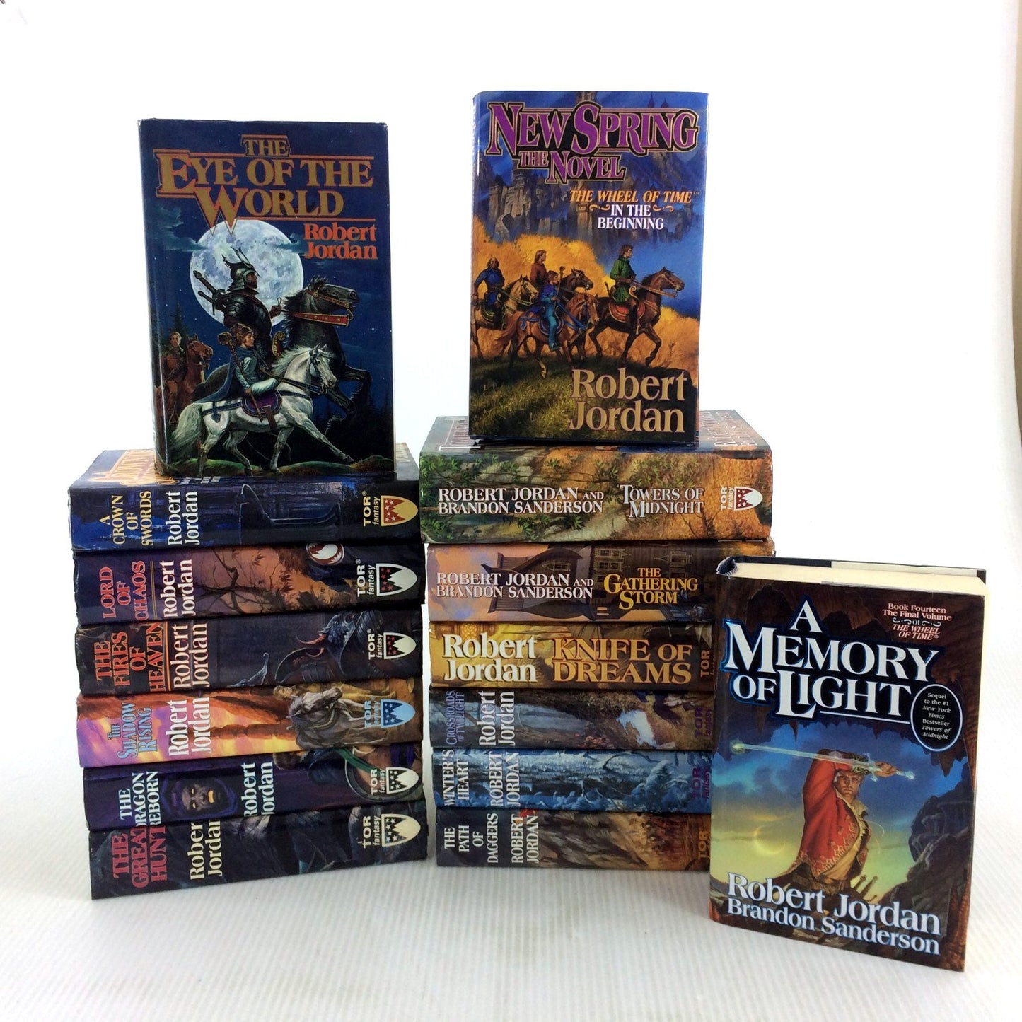 The Wheel of Time: Complete Set of 15 [Hardcover] Robert Jordan