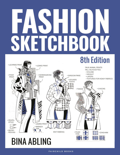 Fashion Sketchbook [Paperback] Abling, Bina