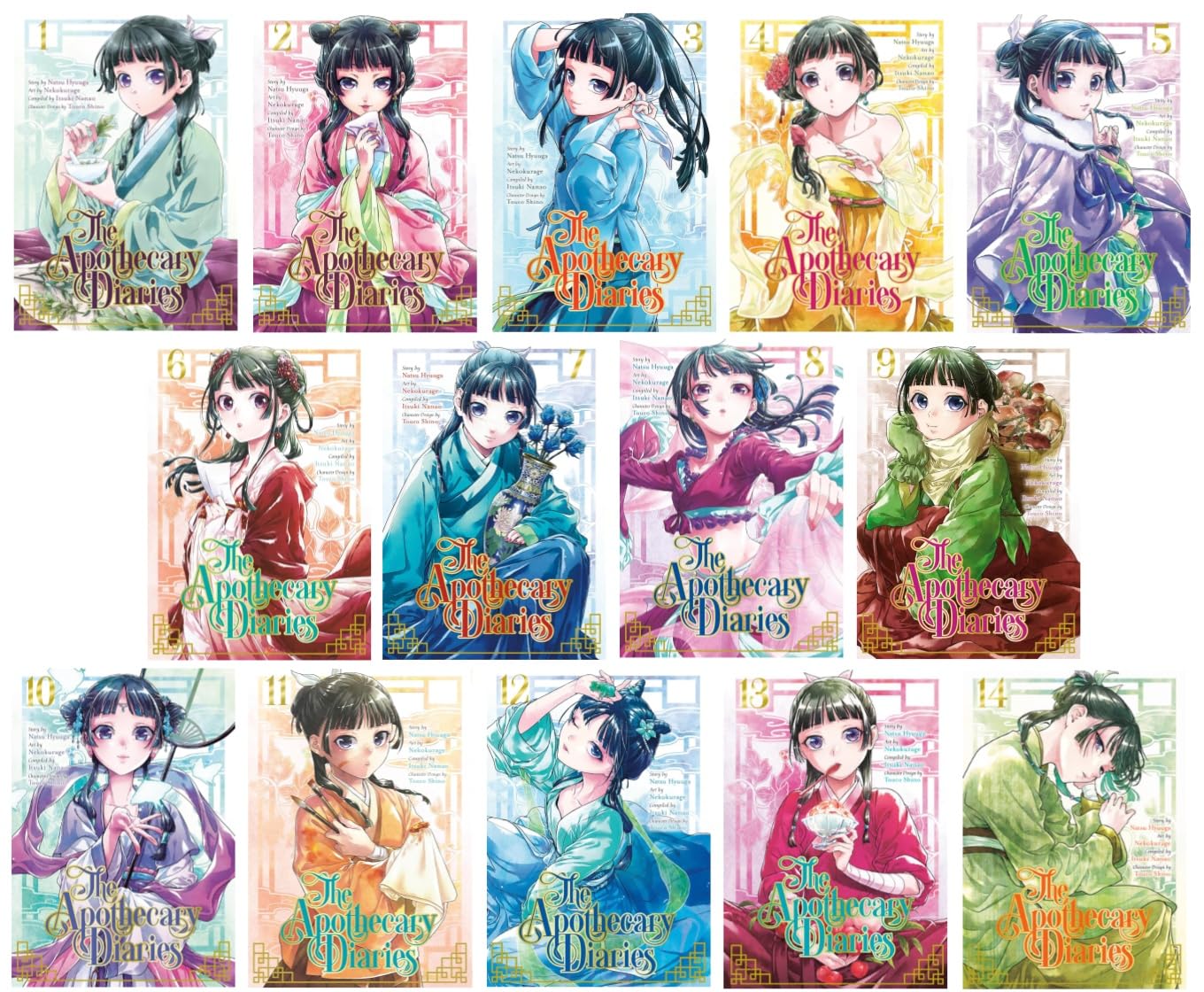 The Apothecary Diaries Manga Collection, Volumes 1-14