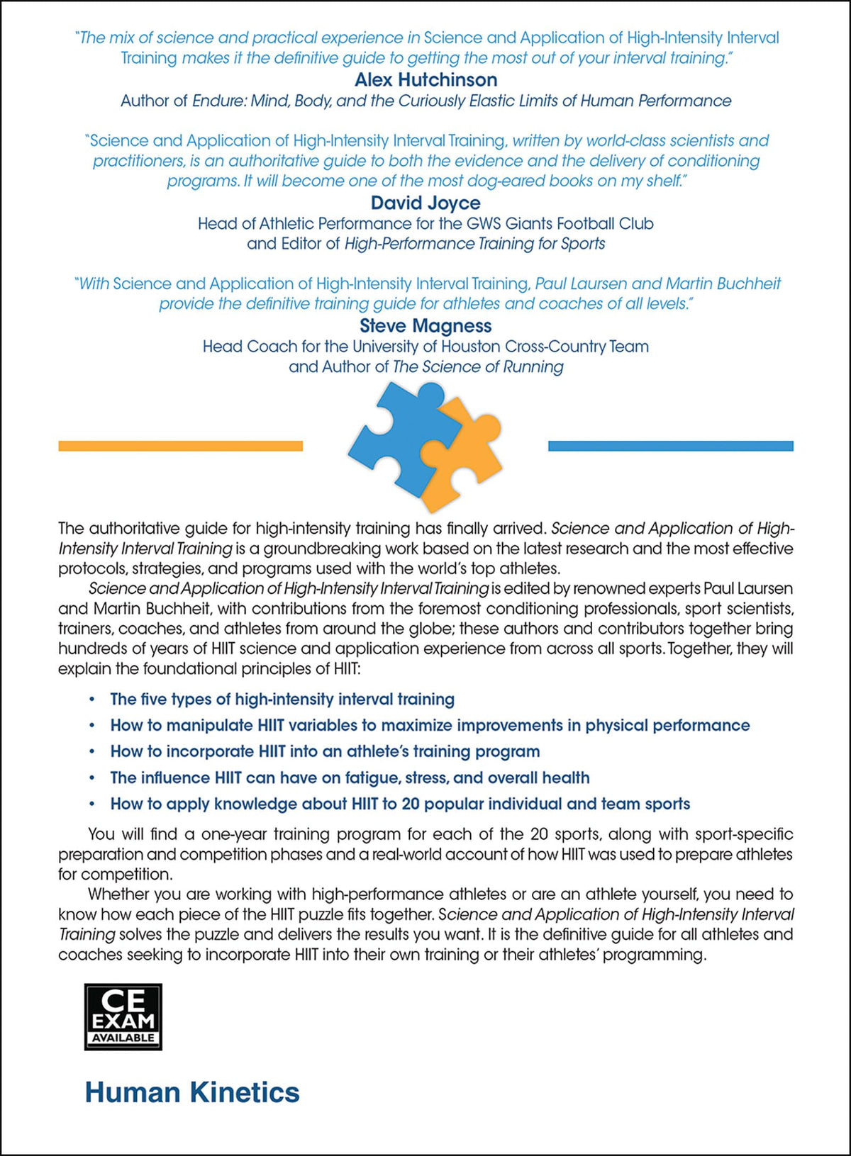 Science and Application of High-Intensity Interval Training: Solutions to the Programming Puzzle (Hardcover) — additional view
