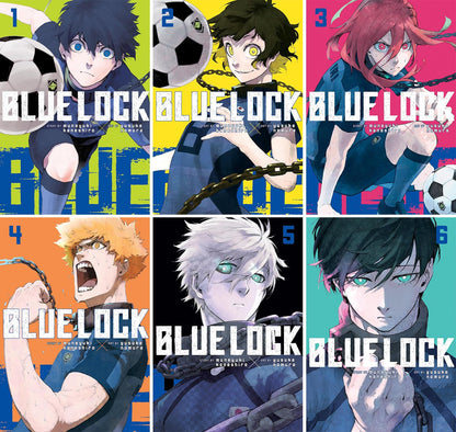 Blue Lock Manga Set Volumes 1-5 [Paperback] Muneyuki Kaneshiro