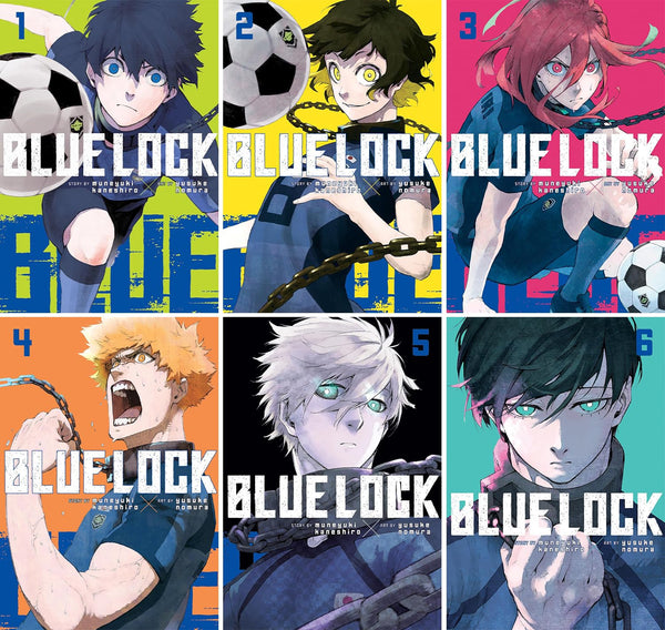 Blue Lock Manga Set Volumes 1-5 [Paperback] Muneyuki Kaneshiro