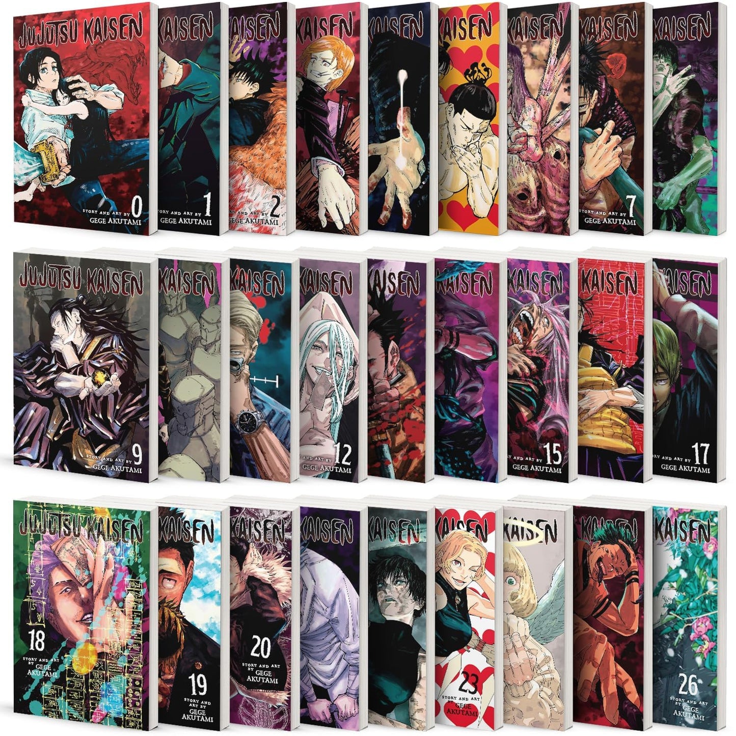 Viz Media The Jujutsu Kaisen Series (Vol 0-27) 28 Books Collection Set By Gege Akutami [Unknown Binding] Gege Akutami