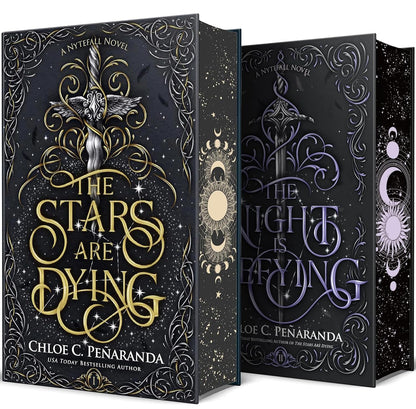 Chloe C. Peñaranda's The Nytefall Trilogy: The Stars Are Dying & The Night Is Defying (Set of 2 Books) [Hardcover] Chloe C Peñaranda