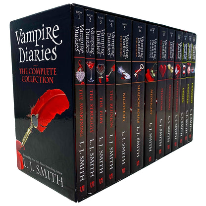 Vampire Diaries The Complete Collection Books 1 - 13 Box Set by L. J. Smith [Paperback] L.J. Smith