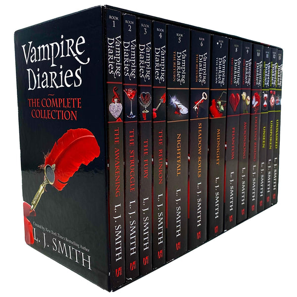 Vampire Diaries The Complete Collection Books 1 - 13 Box Set by L. J. Smith [Paperback] L.J. Smith