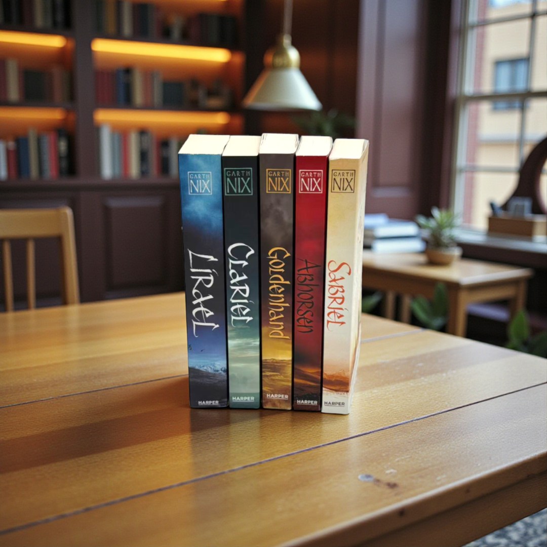 The Old Kingdom Series 5-Book Collection Set by Garth Nix (Sabriel, Lirael, Abhorsen, Clariel, Goldenhand)