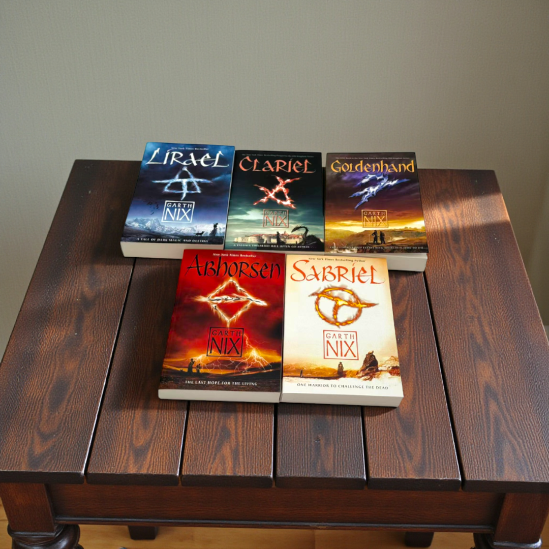 The Old Kingdom Series 5-Book Collection Set by Garth Nix (Sabriel, Lirael, Abhorsen, Clariel, Goldenhand)