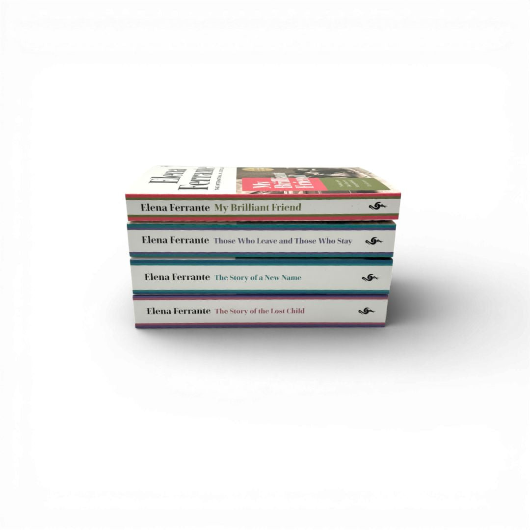 Neapolitan Novels Series by Elena Ferrante – 4-Book Collection Set (My Brilliant Friend to Story of the Lost Child)