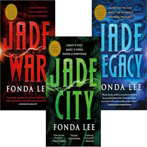 The Green Bone Saga Series 3 Books Collection Set By Fonda Lee (Jade City, Jade War, Jade Legacy)