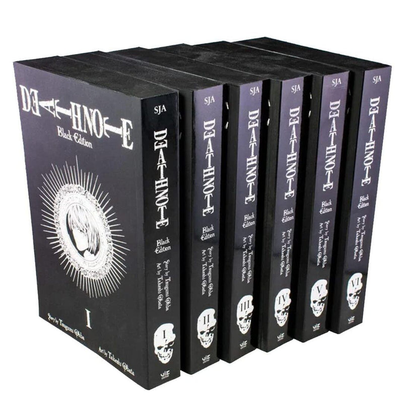 Death Note Black Edition Vol (1 - 6) Collection 6 Books Set By Tsugumi Ohba