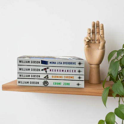 William Gibson Neuromancer Collection 4-Book Bundle (Neuromancer, Count Zero, Mona Lisa Overdrive, Burning Chrome) + Gift Journal