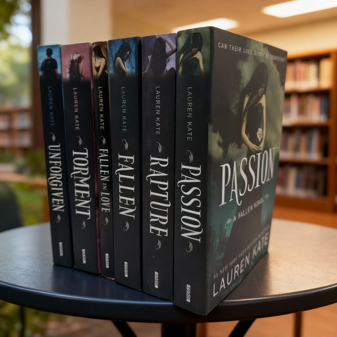 Fallen Series – Complete 6 Book Collection Set by Lauren Kate (Fallen, Torment, Passion, Rapture, Unforgiven & Fallen in Love)