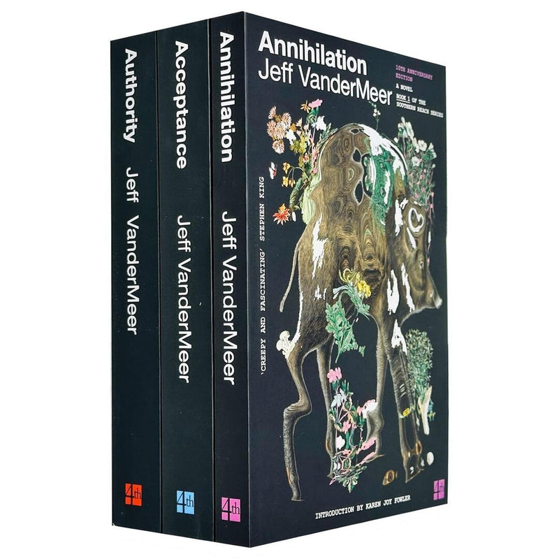 Southern Reach Trilogy 3 Books Collection Set By Jeff VanderMeer (Annihilation, Authority, Acceptance)