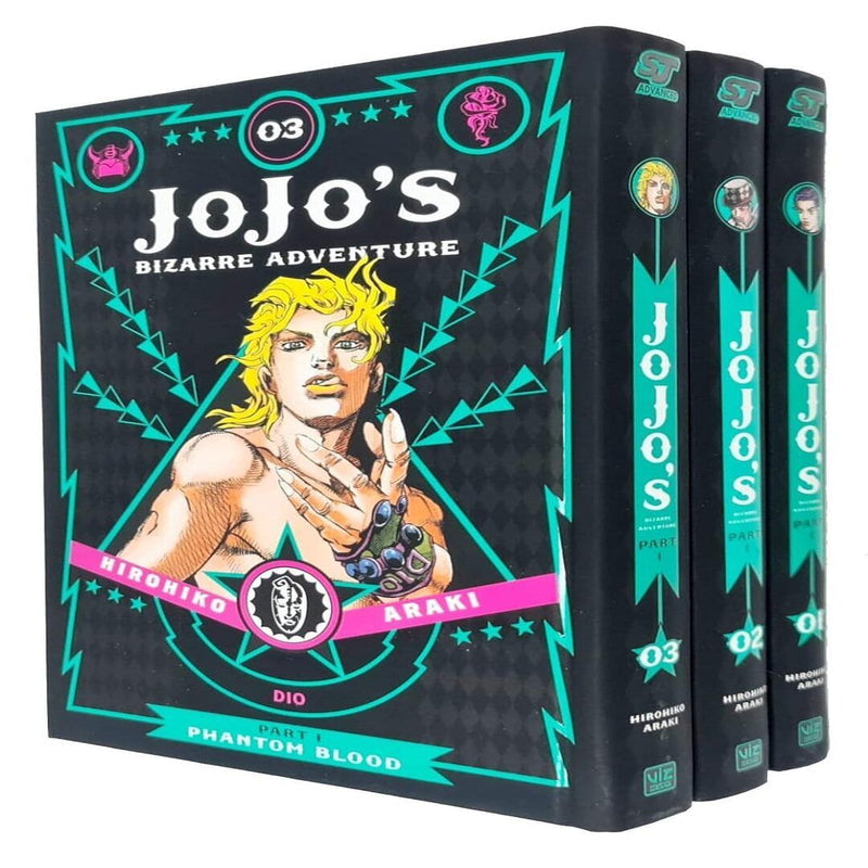 Jojos Bizarre Adventure Part 1:Phantom Blood Vol 1-3 Books Collection Set