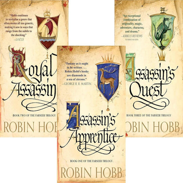 The Farseer Trilogy Collection 3 Books Set By Robin Hobb (Assassin’s Apprentice, Royal Assassin, Assassin’s Quest)