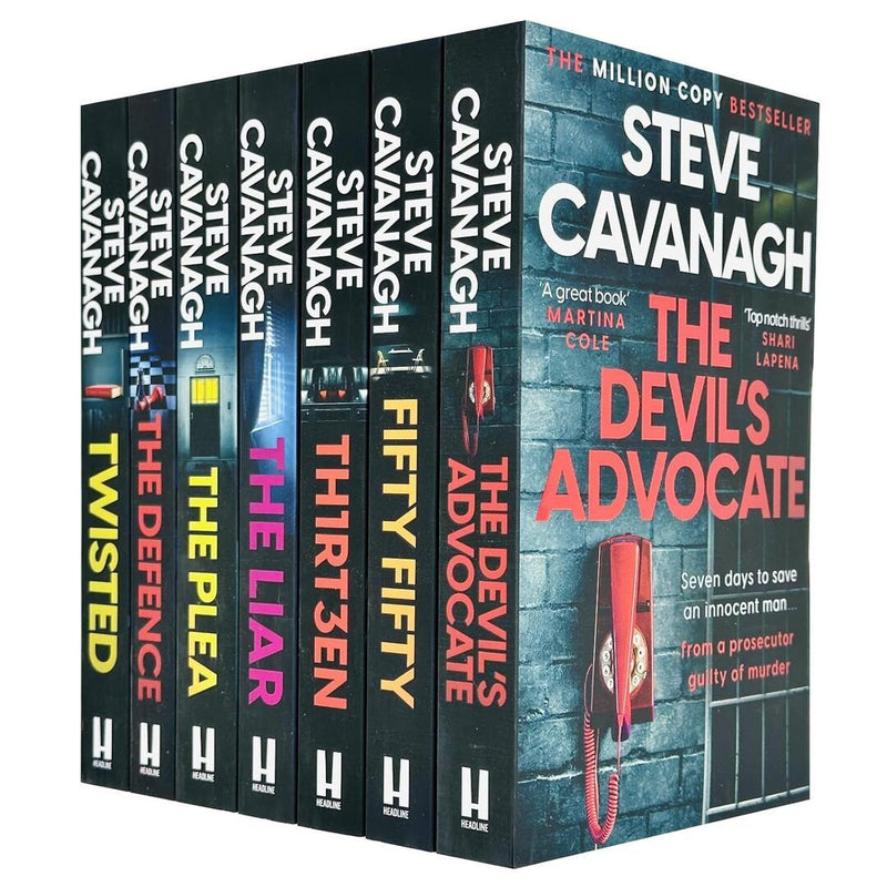 Eddie Flynn Series 7 Books Collection Set By Steve Cavanagh