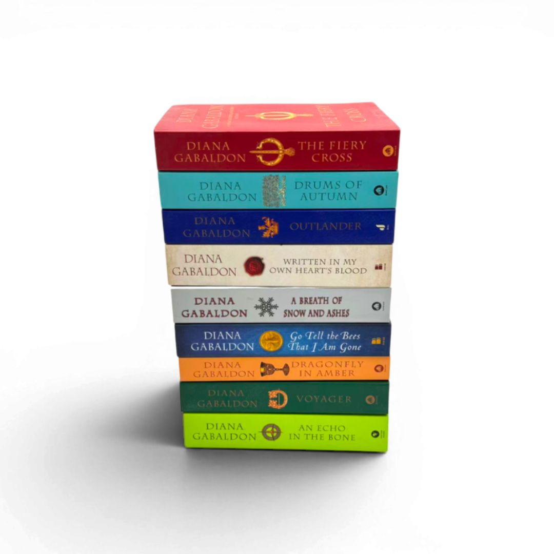 Outlander Series 9-Book Collection Set by Diana Gabaldon (Outlander, Dragonfly in Amber, Voyager, Drums of Autumn, Breath of Snow and Ashes)