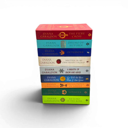 Outlander Series 9-Book Collection Set by Diana Gabaldon (Outlander, Dragonfly in Amber, Voyager, Drums of Autumn, Breath of Snow and Ashes)