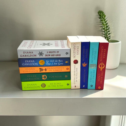 Outlander Series 9-Book Collection Set by Diana Gabaldon (Outlander, Dragonfly in Amber, Voyager, Drums of Autumn, Breath of Snow and Ashes)