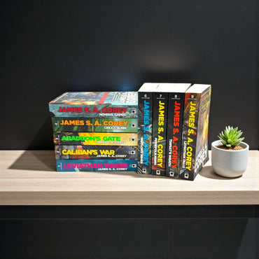The Expanse Series by James S. A. Corey (9-Book Complete Science-Fiction Collection Set)