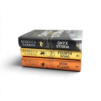 Empyrean Series 3-Book Collection Set by Rebecca Yarros (Fourth Wing, Iron Flame, Onyx Storm)