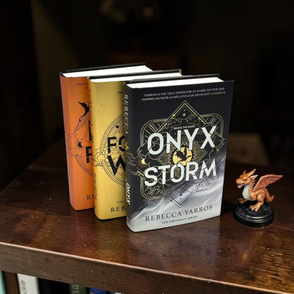 Empyrean Series 3-Book Collection Set by Rebecca Yarros (Fourth Wing, Iron Flame, Onyx Storm)