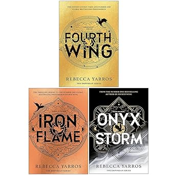 Empyrean Series 3 Book Set – Fourth Wing, Iron Flame, Onyx Storm by Rebecca Yarros