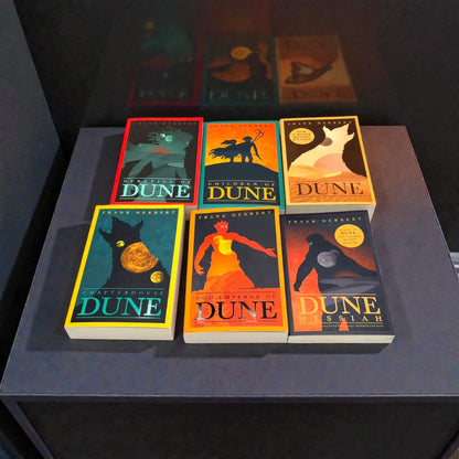 Dune Series 6-Book Collection Set by Frank Herbert (Children of Dune, Dune, Dune Messiah, God Emperor of Dune, Heretics of Dune, Chapter House Dune)