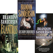 Brandon Sanderson 3 Books Collection Set (Arcanum Unbounded, Elantris, Warbreaker)
