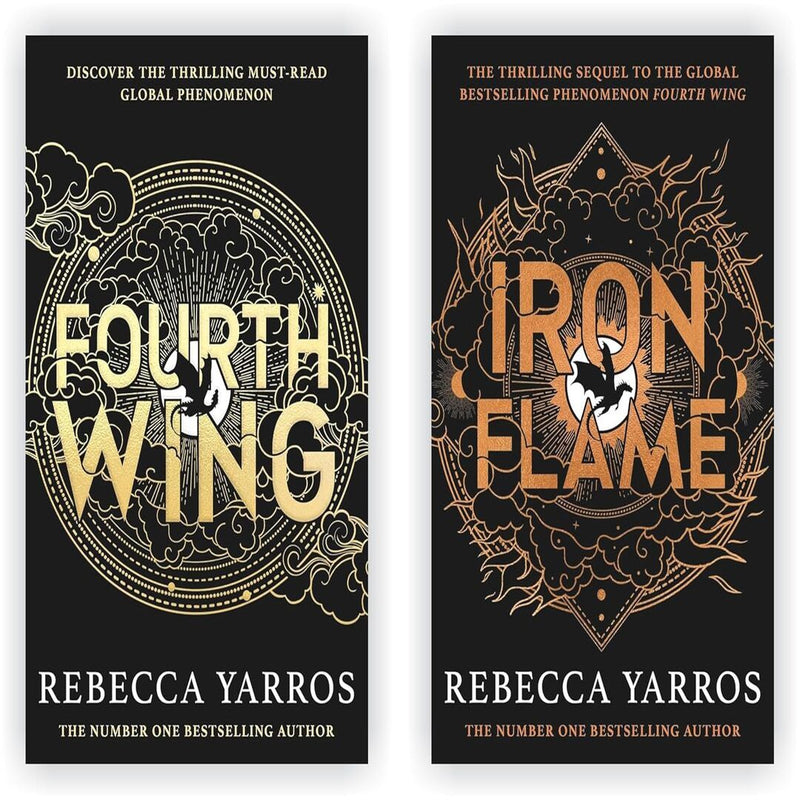 The Empyrean Series Collection 2 Books Set By Rebecca Yarros (Fourth Wing, Iron Flame)