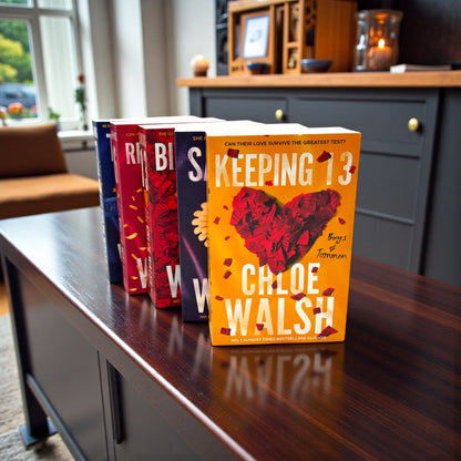 Boys of Tommen Series 5-Book Collection Set by Chloe Walsh (Binding 13, Keeping 13, Saving 6, Redeeming 6, Taming 7)