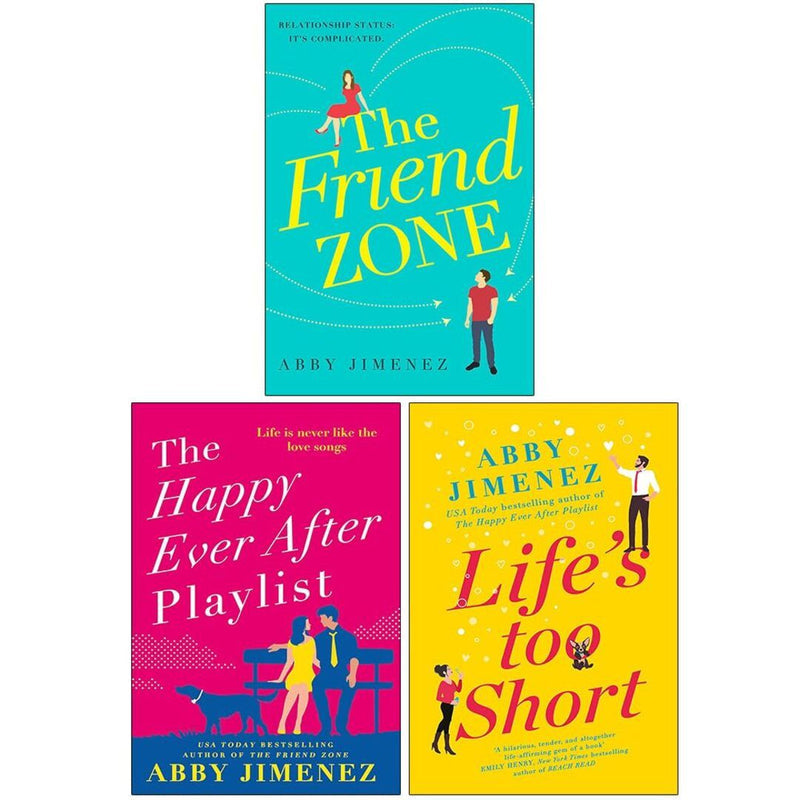 The Friend Zone Series Collection 3 Books Set By Abby Jimenez (The Friend Zone, The Happy Ever After Playlist & Life's Too Short)