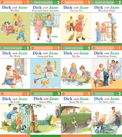 Dick and Jane Level 1 & Level 2 Readers (Set of 12) Ages 3-6 [Paperback] Penguin Books