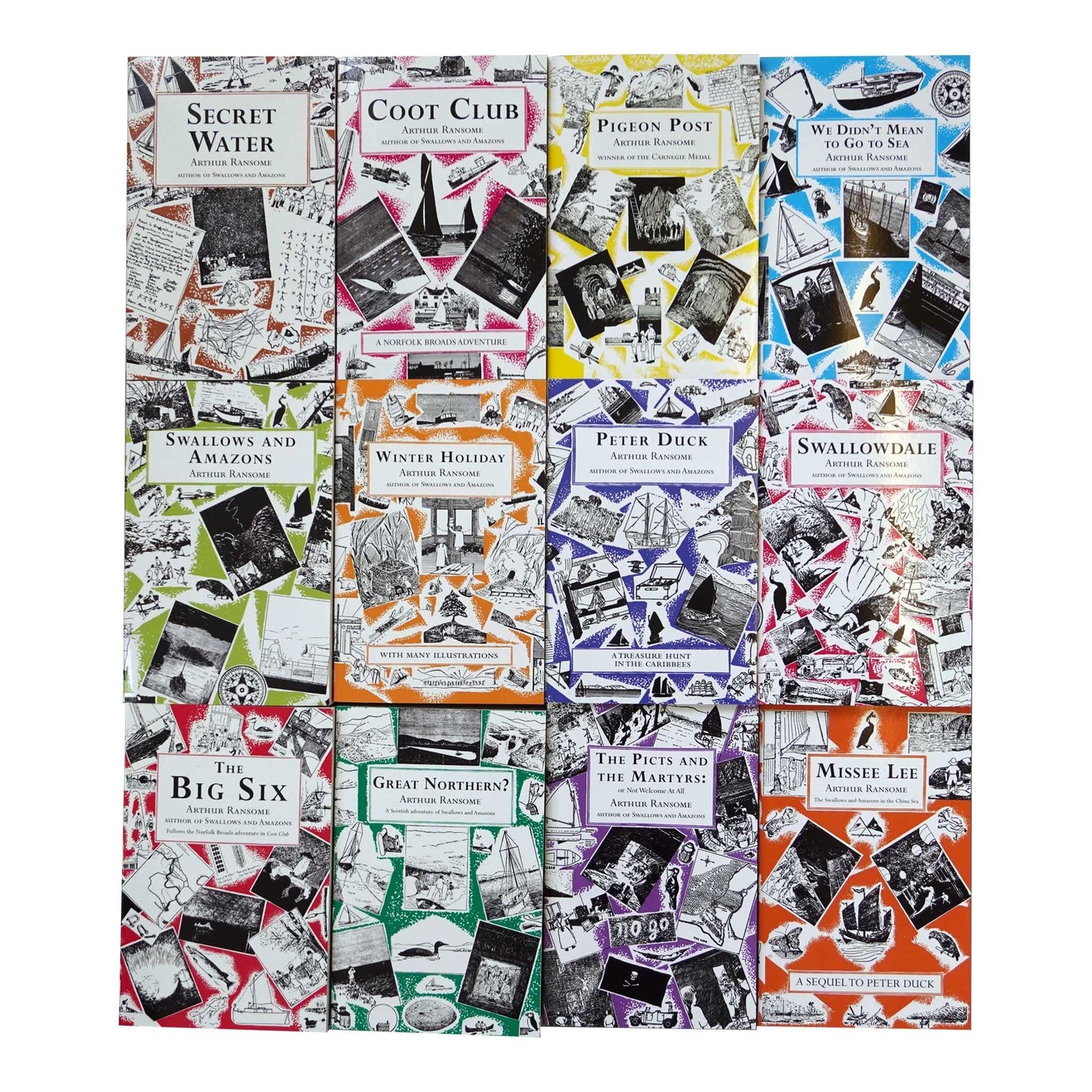 Swallows and Amazons Series 12 Books Collection Set By Arthur Ransome [Paperback] Arthur Ransome