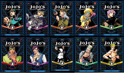 JoJos Bizarre Adventure Part 3: Stardust Crusaders Volume 1-10 Books Collection Set Collection [Hardcover] Araki, Hirohiko; 9781421590653; 9781421591698 9781421591766 and 9781421591704 9781421591759