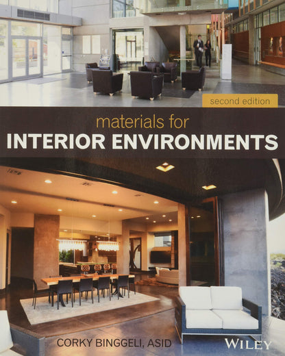 Materials for Interior Environments [Paperback] Binggeli, Corky