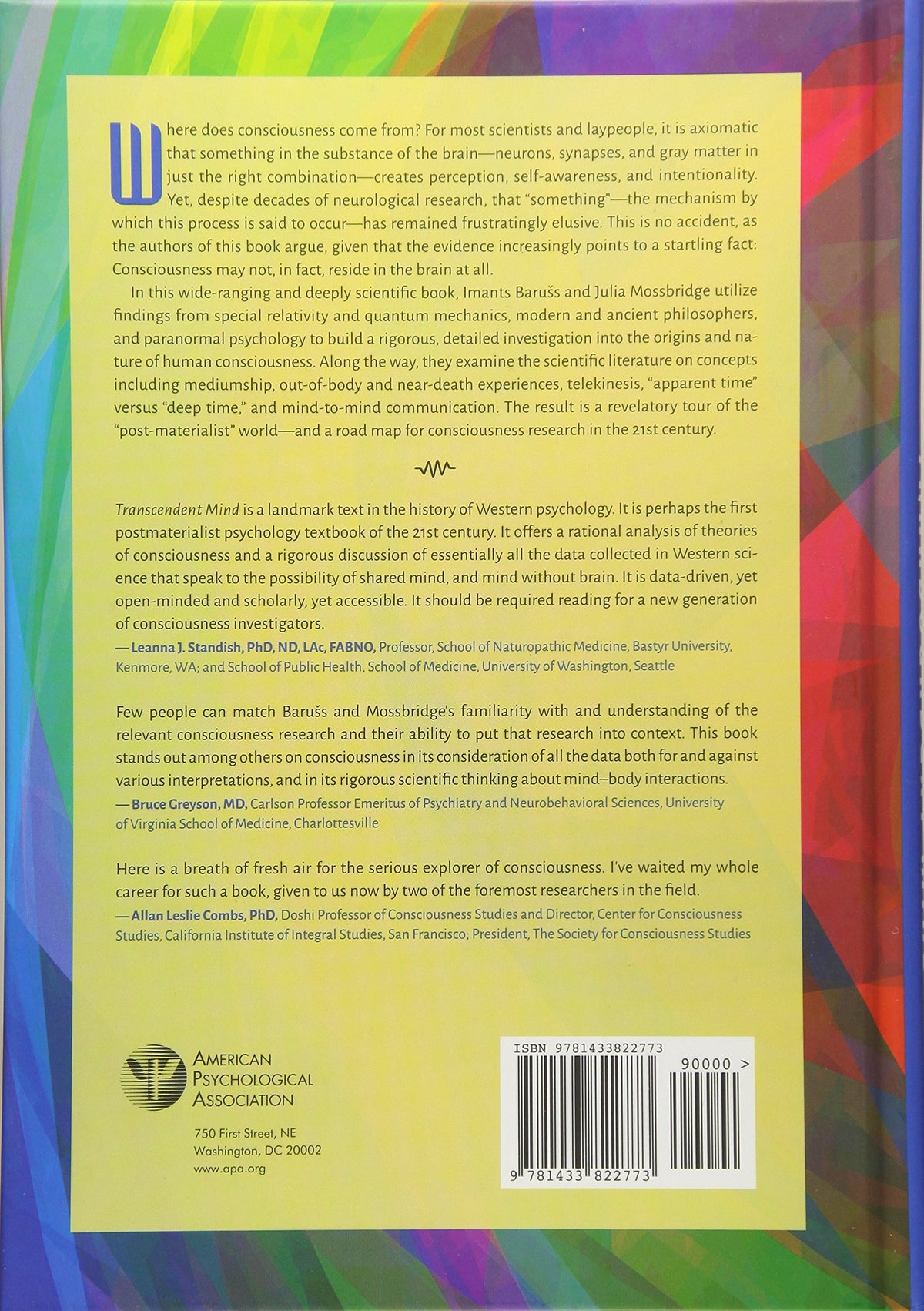 Transcendent Mind: Rethinking the Science of Consciousness (Hardcover) — additional view