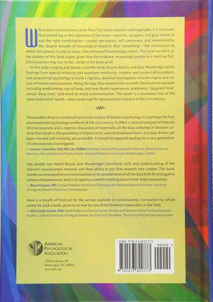 Transcendent Mind: Rethinking the Science of Consciousness (Hardcover) — additional view