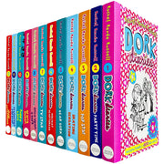 Dork Diaries By Rachel Renee Russell 12 Books Collection Set (Puppy Love, Holiday Heartbreak, TV Star, Pop Star, Frenemies Forever, Skating Sensation, Party Time) [Paperback] Rachel Renée Russell